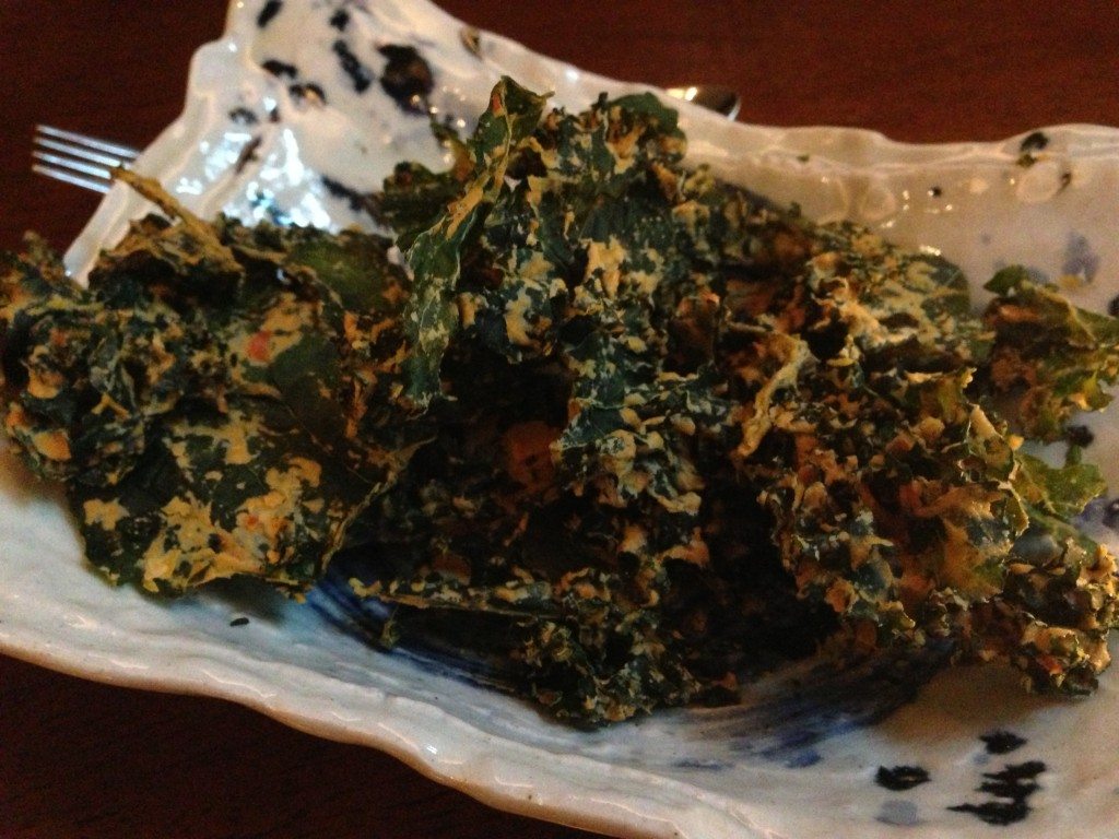 Cheesy Kale Chips There's no shame in asking for seconds, or for their secret!
