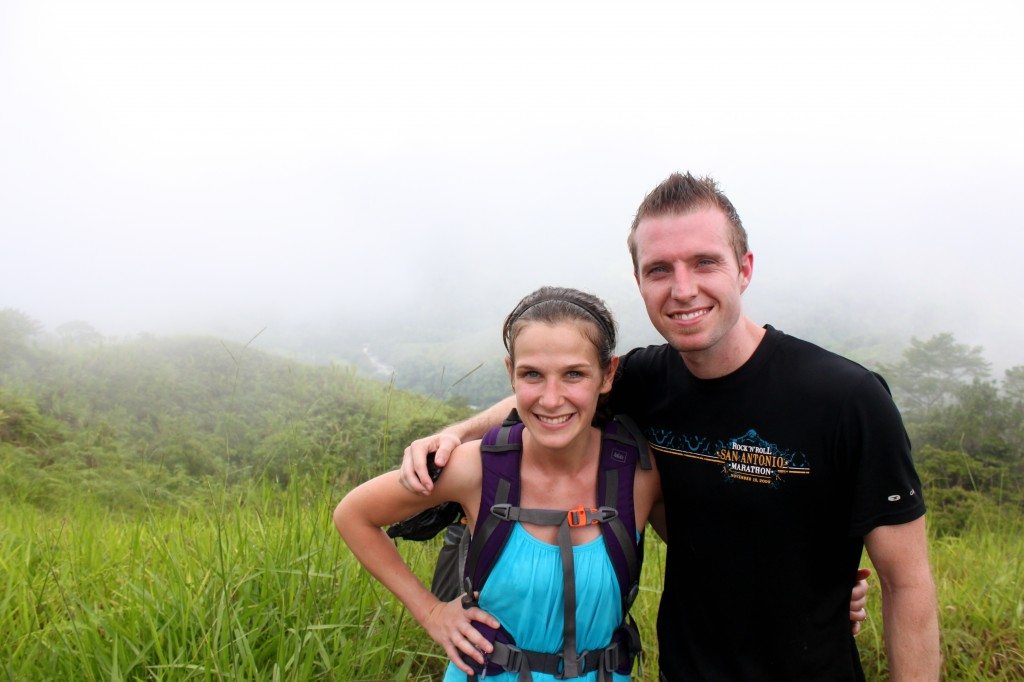 Already some pretty sweaty hikers on day one! 