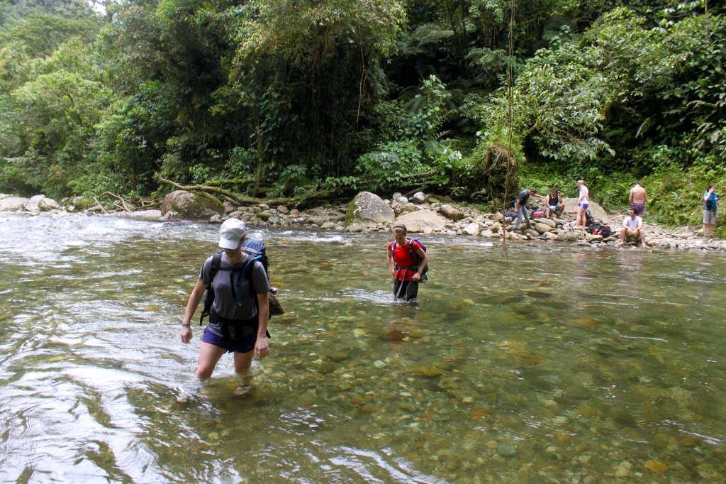 One of many river crossings