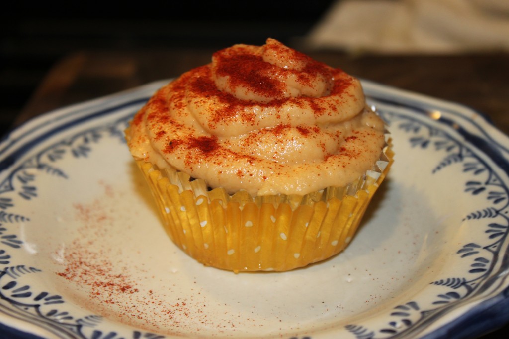 Ryan's meat cupcake!  I'm soliciting more pleasant names for that...