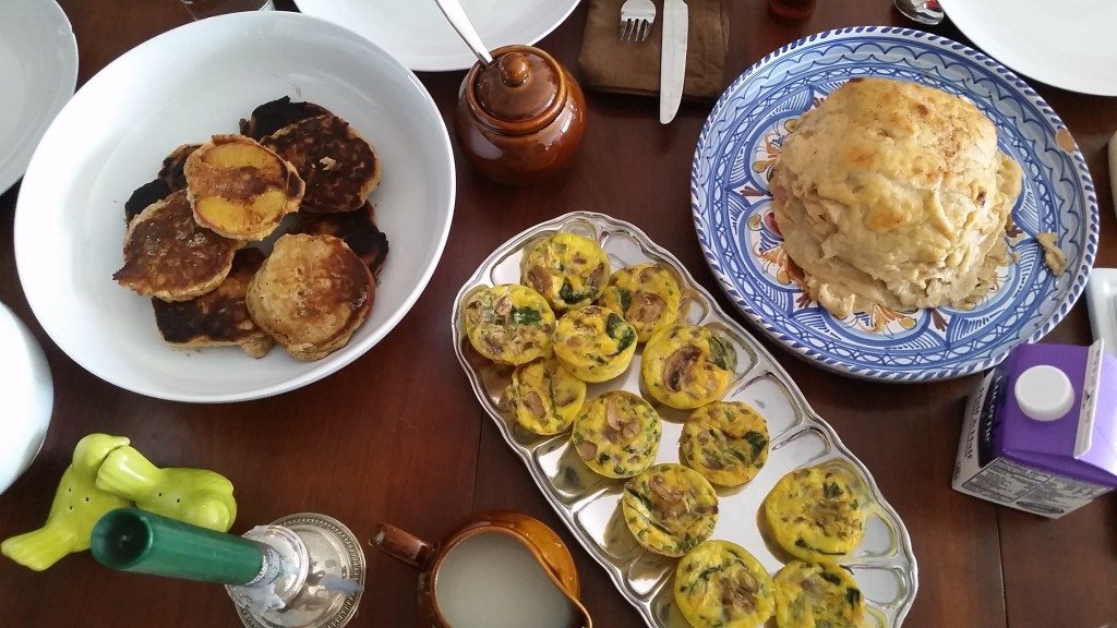 Cookbook Club brunch spread