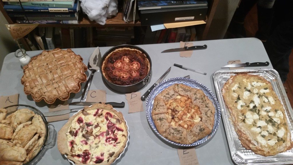 A selection of the savory pies. I tried all 15.