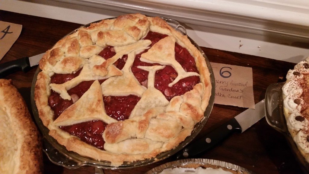 This creative beauty won 'best crust' - both on aesthetics and taste. The recipe was the chef's grandma's original.