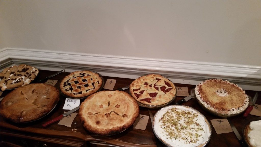 A selection of the sweet pies! My favorite - the early grey - 