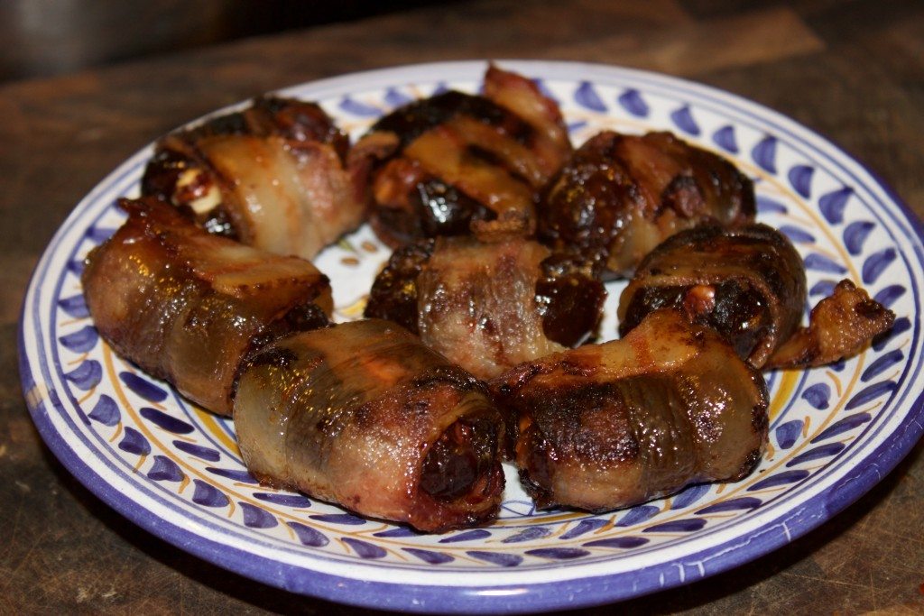 And of course we kicked things off with bacon wrapped dates!